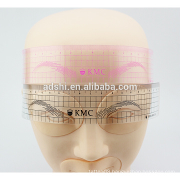 Plastic Eyebrow Microblading Shaping Tool Permanent Makeup Eyebrow Ruler stencil